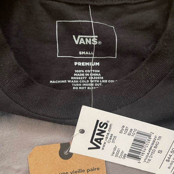 NWT Vans Skull Long Sleeve Tee - Picture 4 of 5